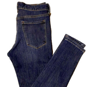 BANANA Republic. Skinny high waisted slim cut. Medium/dark wash.